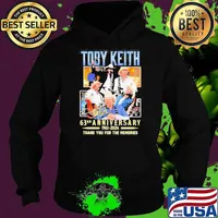 Toby Keith 63rd Anniversary 1961 2024 Thank You For The Memories Signature Shirt Hoodie