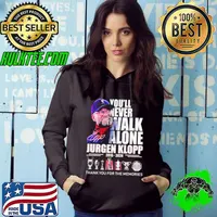 You’ll Never Walk Alone Jurgen Klopp 2015 – 2024 Thank You For The Memories Signature s Hoodie