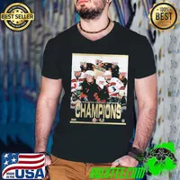 2024 AAU College Hockey Division 3 Champions Are University Of Miami Hurricanes Shirt Guys V Neck