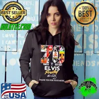 70 Years Of 1954 – 2024 Elvis Presley Thank You For Your Music Official shirt