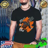 American football defensive end for the Cleveland Browns signature myles garrett T-Shirt Guys V Neck