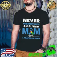 Autism Mom Prayer Autism Awareness Gift for Birthday, Mother's Day, Thanksgiving, Christmas T-Shirt