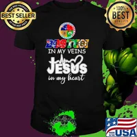 Boston Sports teams in my veins Jesus in my heart s Unisex