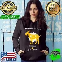 Caitlin Clark Iowa basketball You break it you own it goat signature s Hoodie