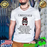 Caregiver hated By Many Loved by Plenty She Can't Control Messy Bun s Guys V Neck