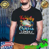 Family Cruise 2024 Making Memories Together Colors Family Cruise Matching T-Shirt