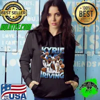 Funny kyrie Irving Collage American professional basketball player for the Dallas Mavericks T-Shirt