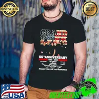 Grand Funk Railroad 55th Anniversary 1969 2024 Thank You For The Memories Shirt