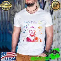Lindy Waters III American professional basketball player for the Oklahoma City Thunder watercolor T-Shirt Guys V Neck