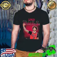 Lonzo Ball American professional basketball player for the Chicago Bulls T-Shirt Guys V Neck
