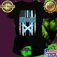 Mechanic lord thank you for this job and blessing it provides cross american flag shirt