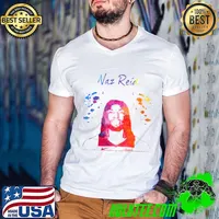 Naz Reid American professional basketball player for the Minnesota Timberwolves watercolor T-Shirt Guys V Neck