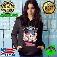 Never Underestimate A Woman Who Understands Baseball And Loves Phillies Signatures 2024 Shirt Hoodie