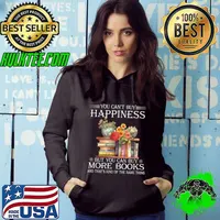 Original you Can't Buy Happiness But You Can Buy More Books Librarian Book Flower T-Shirt Hoodie