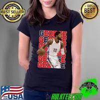 Premium paul George Name Repeat American professional basketball player for the Los Angeles Clippers T-Shirt Ladies Tee