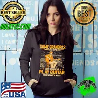 Some grandpas take naps cool grandpas play guitar then take a nap stars shirt