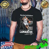 Top lamarcus Aldridge Thank You For The Memories American Basketball T-Shirt Guys V Neck