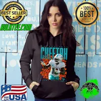 Tyreek Hill Cheetah Signature American football wide receiver for the Miami Dolphins T-Shirt