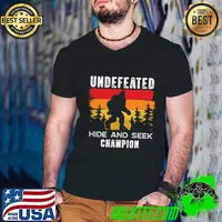 Undefeated Hide And Seek Champion Vintage Bigfoot T-Shirt