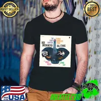 Vintage Bill Jarr Evans music Hunters Album The Ivory Hunters Double Barrelled Piano T-Shirt Guys V Neck