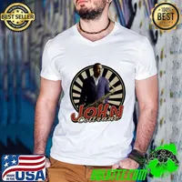 Vintage Circle John Coltrane American jazz saxophonist bandleader and composer T-Shirt Guys V Neck