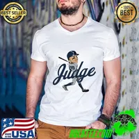 Aaron Judge American professional baseball outfielder Caricature T-Shirt