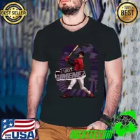 Andres Giez American professional baseball pitcher Cleveland Rough T-Shirt Guys V Neck