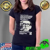 Bob Wilkins Horror Host Creature Feature T-Shirt Ladies Tee