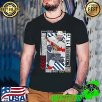 Cer Verhaeghe Paper Version 10 Autographed Florida Panthers Replica T-Shirt Guys V Neck