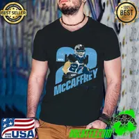 Christian Mccaffrey American football running back Carolina Cut T-Shirt Guys V Neck