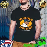 Dusty Baker The Legend American former professional baseball outfielder T-Shirt Guys V Neck