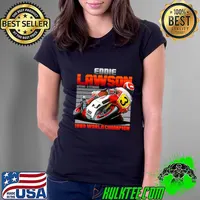 Eddie Lawson American former professional motorcycle racer 1988 500cc Legend Retro T-Shirt Ladies Tee
