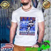 Evan Bouchard Canadian professional ice hockey defenceman for the Edmonton Oilers T-Shirt Guys V Neck