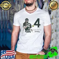 Faith Guidry 4 MSU softball cartoon s Guys V Neck
