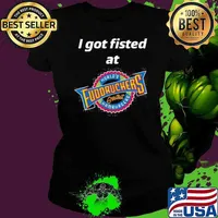 I Got Fisted At Fuddruckers World’s Greatest Hamburgers Shirt Ladies tee