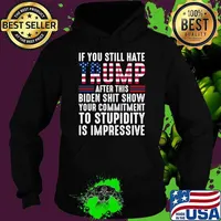 If You Still Hate Trump After This Biden Show Vote Trump 2024 Usa Flag T-Shirt Hoodie
