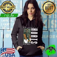 Jalen Hurts Philadelphia So It Hurts American football quarterback the Philadelphia Eagles T-Shirt Hoodie