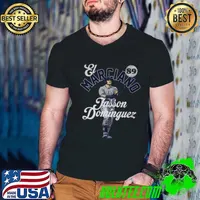 Jasson Dominguez professional baseball outfielder New York Y El Marciano T-Shirt Guys V Neck
