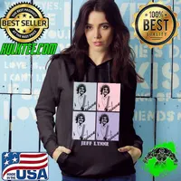 Jeff Lynne Guitar Pop Art English musician singer-songwriter and record producer T-Shirt