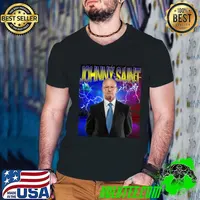 JOHNNY SAINT English professional wrestling authority figure retired professional wrestler T-Shirt Guys V Neck