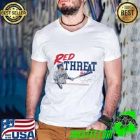 Justin Turner The Red Threat American professional baseball infielder T-Shirt