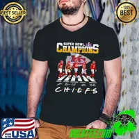 Kansas City Chiefs Abbey Road Super Bowl LVIIII CHampions Chiefs Signatures Shirt Guys V Neck