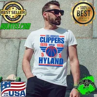 Los Angeles Clippers Est 1970 Hyland 5 Basketball Retro T-Shirt Unisex