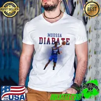 Moussa Diabate French professional basketball player Los Angeles Clippers T-Shirt Guys V Neck