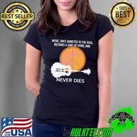 Music once admitted to the soul becomes a sort of spirit and never dies s Ladies Tee