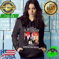 Never Underestimate A Woman Who Is A Fan Of Criminal Minds And Loves Spencer Reid Shirt Hoodie