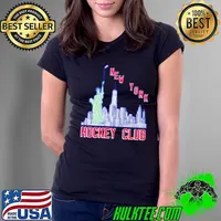 New York Rangers hockey club NY city Statue with hockey shirt