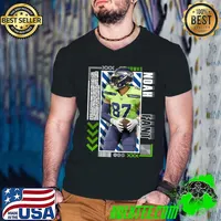 Noah Fant Paper American football tight end for the Seattle Seahawks T-Shirt