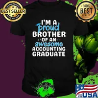 Proud Bro of a Class of 2024 Accounting Graduate Celebrate the Achievement T-Shirt Unisex