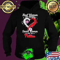 Real Women Love Baseball Smart Women Love The Philadelphia Phillies Let’s Go Phillies 2024 Shirt Hoodie